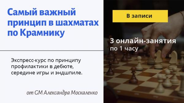 Самый важный принцип в шахматах по Крамнику